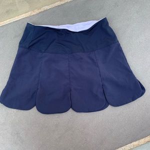 navy athletic skort